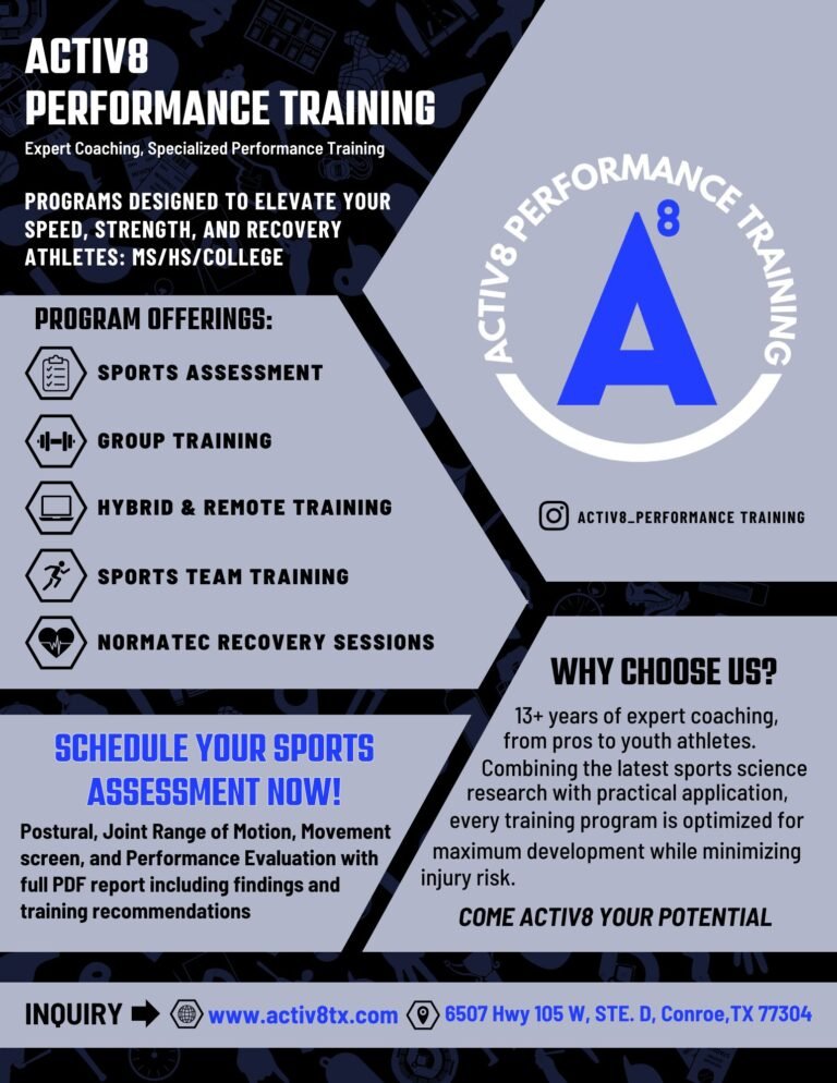 ACTIV8 Promotion Flyer