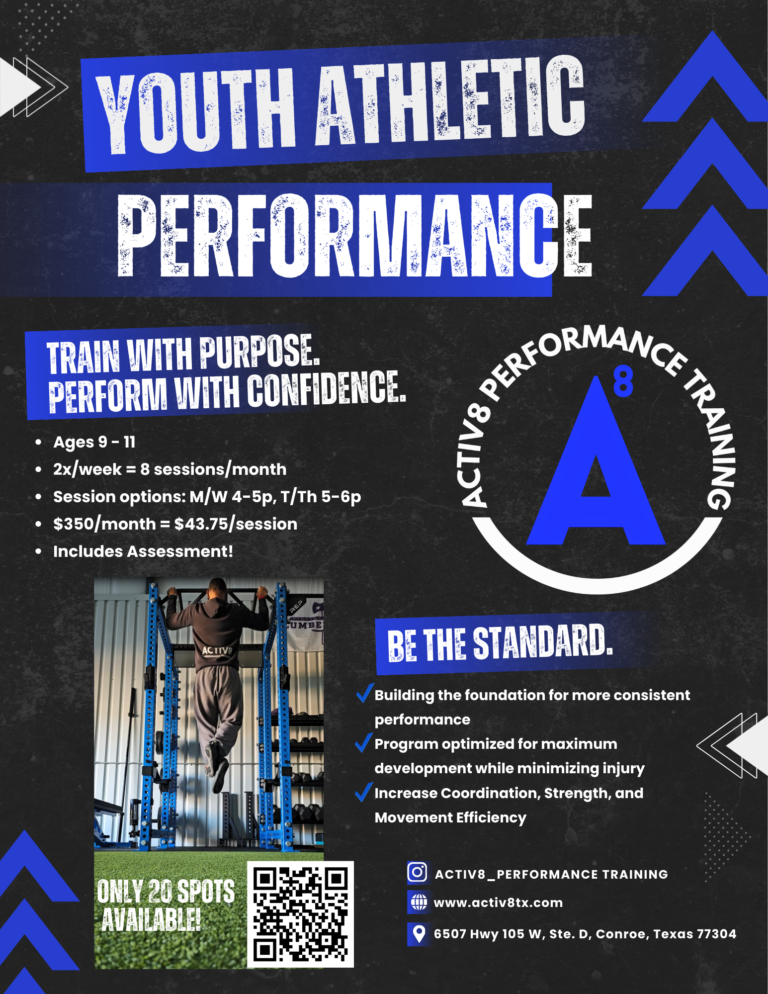 Youth Athletic Performance Membership